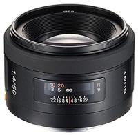 Camera Lens Sony 50mm f/1.4 A 
