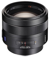 Camera Lens Sony 85mm f/1.4 ZA A Planar T* 