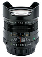 Camera Lens Pentax 31mm f/1.8 SMC FA AL 