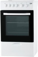 Photos - Cooker Beko MCSS 47100 white