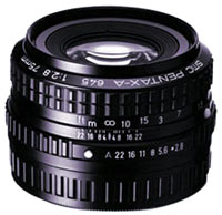 Camera Lens Pentax 75mm f/2.8 645 SMC FA 