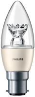 Photos - Light Bulb Philips MASTER LEDcandle B39 CL D 6W 2700K B22 