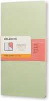 Photos - Notebook Moleskine Ruled Chapters Medium Slim Green 