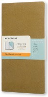 Notebook Moleskine Ruled Chapters Medium Slim Olive 