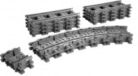 Photos - Construction Toy Lego Flexible and Straight Tracks 7499 