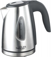 Photos - Electric Kettle Adler AD 1203 1500 W 1 L  stainless steel