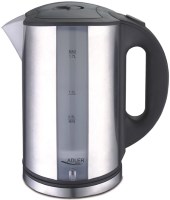 Photos - Electric Kettle Adler AD 1216 2000 W 1.7 L  stainless steel