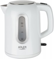 Photos - Electric Kettle Adler AD 1229 2200 W 1.7 L  white