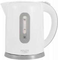 Photos - Electric Kettle Adler AD 1234 2200 W 1.7 L  white