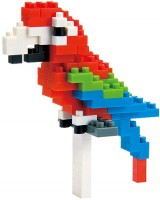 Photos - Construction Toy Nanoblock Red and Green Macaw NBC-034 