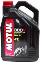 Photos - Engine Oil Motul 300V 4T Factory Line 5W-30 4 L