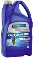 Photos - Engine Oil Ravenol Outboardoel 2T Teilsynth 4 L