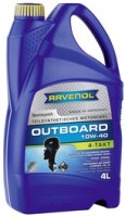 Photos - Engine Oil Ravenol Outboardoel 4T 10W-40 4 L