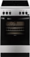 Photos - Cooker Zanussi ZCV550G1XA stainless steel