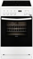 Photos - Cooker Zanussi ZCV9553H1W white