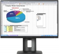 Photos - Monitor HP Z24n 24 "  black