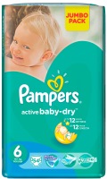 Photos - Nappies Pampers Active Baby-Dry 6 / 54 pcs 