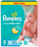 Photos - Nappies Pampers Active Baby-Dry 3 / 150 pcs 