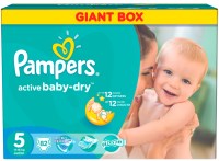 Photos - Nappies Pampers Active Baby-Dry 5 / 82 pcs 