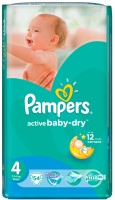 Photos - Nappies Pampers Active Baby-Dry 4 / 54 pcs 
