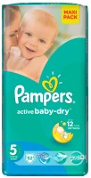 Photos - Nappies Pampers Active Baby-Dry 5 / 52 pcs 