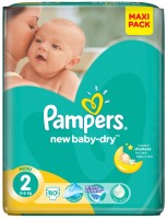 Photos - Nappies Pampers New Baby-Dry 2 / 80 pcs 