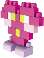 Photos - Construction Toy MEGA Bloks Big Building Bag (Pink) 8417 
