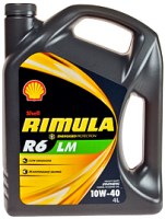 Photos - Engine Oil Shell Rimula R6 LM 10W-40 4 L