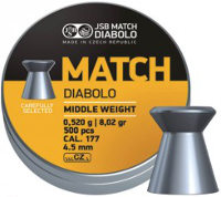 Photos - Ammunition JSB Match Diabolo 4.52 mm 0.52 g 500 pcs 