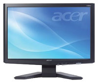 Photos - Monitor Acer X163W 16 "  black