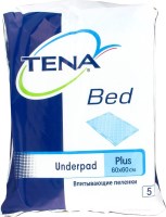 Photos - Nappies Tena Bed Underpad Plus 60x60 / 5 pcs 