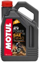 Photos - Engine Oil Motul ATV Power 4T 5W-40 4 L