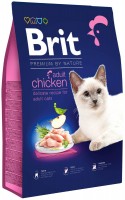 Photos - Cat Food Brit Premium Adult Chicken  1.5 kg