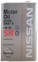 Photos - Engine Oil Nissan Extra Save-X 0W-20 4L 4 L