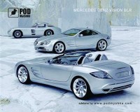 Photos - Mouse Pad Pod myshku Mercedes Benz Vision SLR 