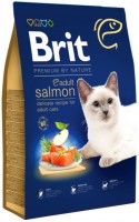 Photos - Cat Food Brit Premium Adult Salmon  8 kg