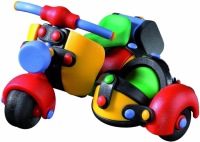 Photos - Construction Toy Mic-O-Mic Motor Scooter with Side Car 089.017 