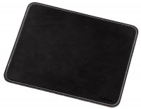 Mouse Pad Hama Leather Look Black 