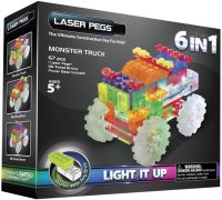 Construction Toy Laser Pegs Monster Truck 110b 6 in 1 