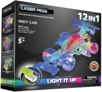 Photos - Construction Toy Laser Pegs Indy Car 870b 12 in 1 
