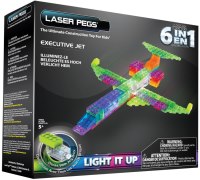 Construction Toy Laser Pegs Executive Jet 140b 6 in 1 