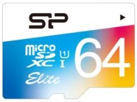 Photos - Memory Card Silicon Power Elite Color microSD UHS-1 Class 10 64 GB