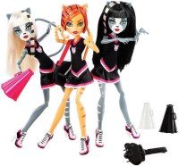 Photos - Doll Monster High Toralei and Meowlody and Purrsephone Y7297 