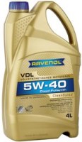 Photos - Engine Oil Ravenol VDL 5W-40 4 L