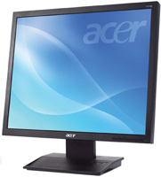 Photos - Monitor Acer V173 17 "  black