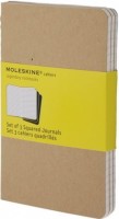 Photos - Notebook Moleskine Set of 3 Ruled Cahier Journals Pocket Beige 