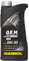 Photos - Engine Oil Mannol O.E.M. for Hyundai Kia 5W-30 1 L