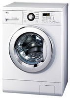 Photos - Washing Machine LG F1020NDR white