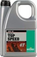 Photos - Engine Oil Motorex Top Speed 4T 10W-40 4 L