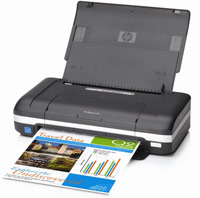 Photos - Printer HP OfficeJet H470 Mobile 